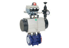 Pneumatically Actuated Plug Valve